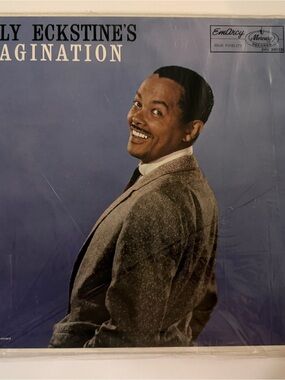 Any 3 for $50-Billy Eckstine 'Imagination' Vintage Album Cover - Blue Background